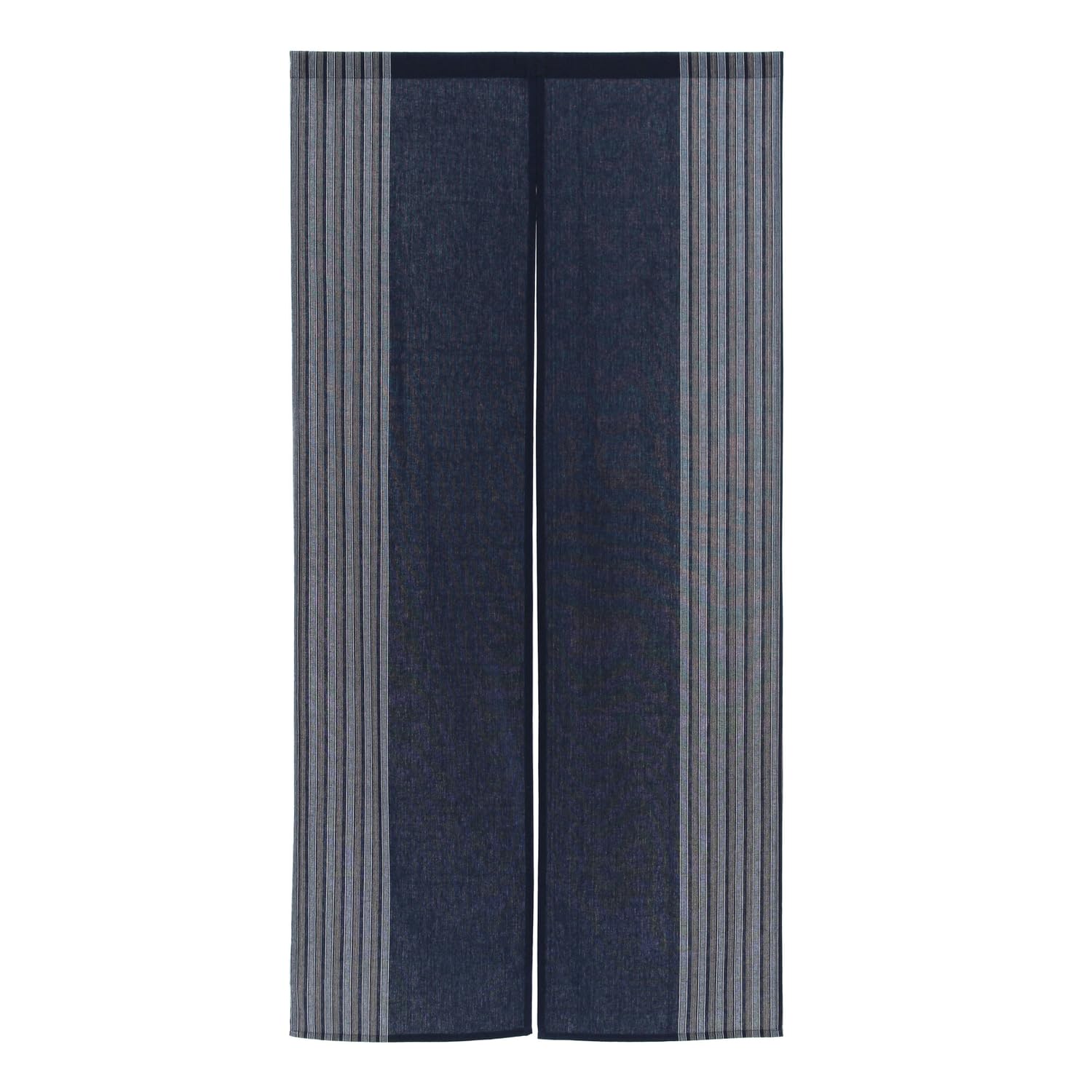 Japanese Noren Doorway Curtain – Cotton Blend Two-Panel Split, Hand-Washable, Easy Installation with Tension Rod, Room Divider for Home or Office (