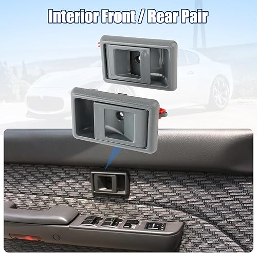 Miniatura 2 de Manija interior de la puerta delantera y trasera de repuesto para Toyota Tacoma 1995 1996 1997 1998 1999 2000, Corolla 1988-1992, 89-95 4Runner,