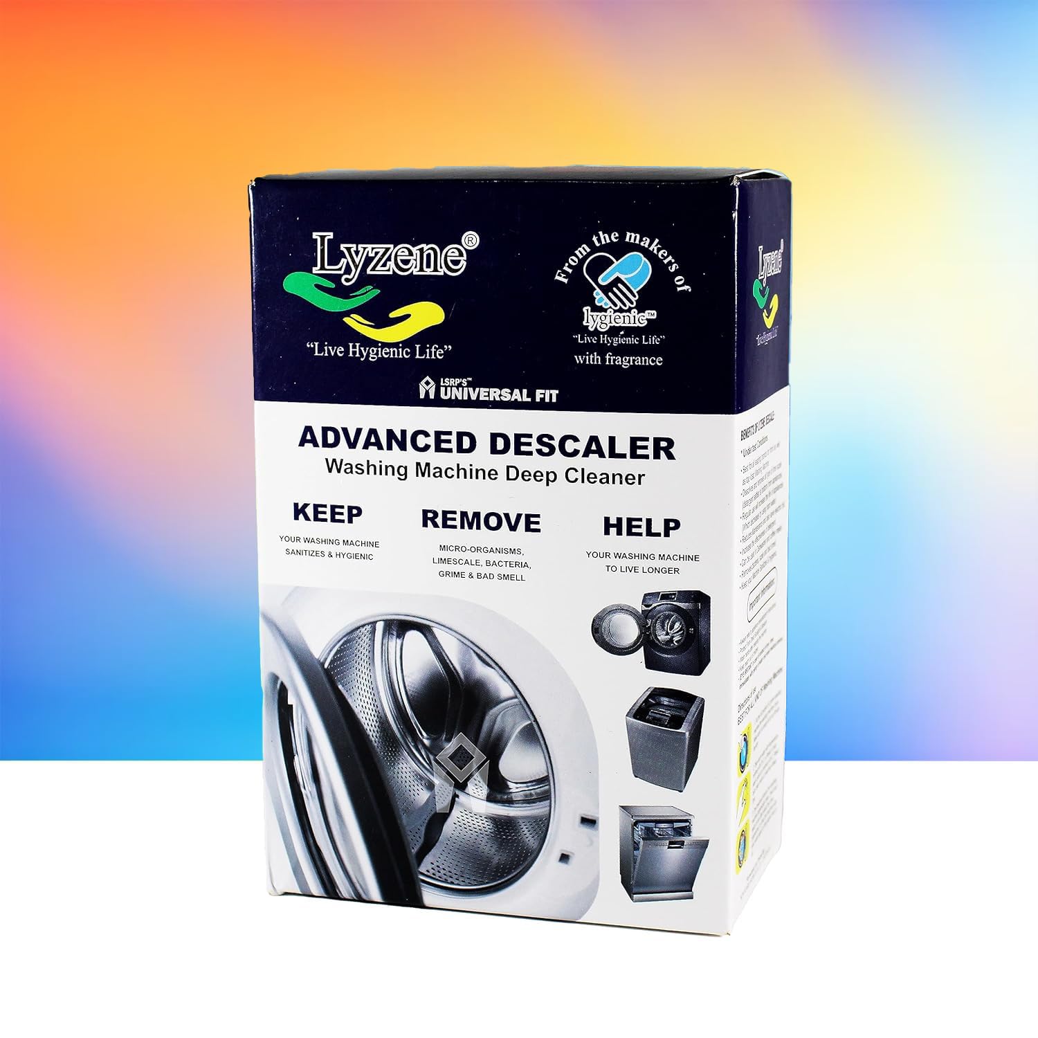 Ultra-Deep Clean Descaler for Fully Automatic Top Loader Tub Cleaning & Front Load Washing Machine Drum Cleaner Powder Descaling Scale, Bad Smell, Oil & Grease, Stain - 450gm (2X Power + 2X Dissolve)