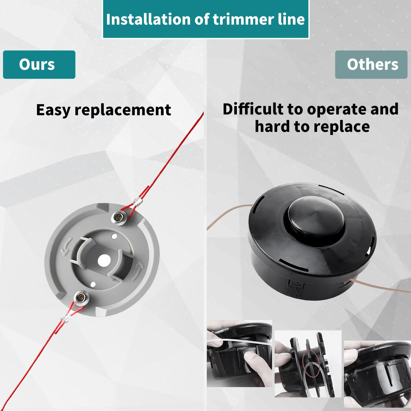 Coupe-Herbe sans Fil 21V, Compatible avec Batteries Makita, Débroussailleuse avec Brosse de désherbage, 2 Batteries 4.0Ah incluses, Moteur sans balais 900W pour pelouse, Jardin, Cour (Bleu)