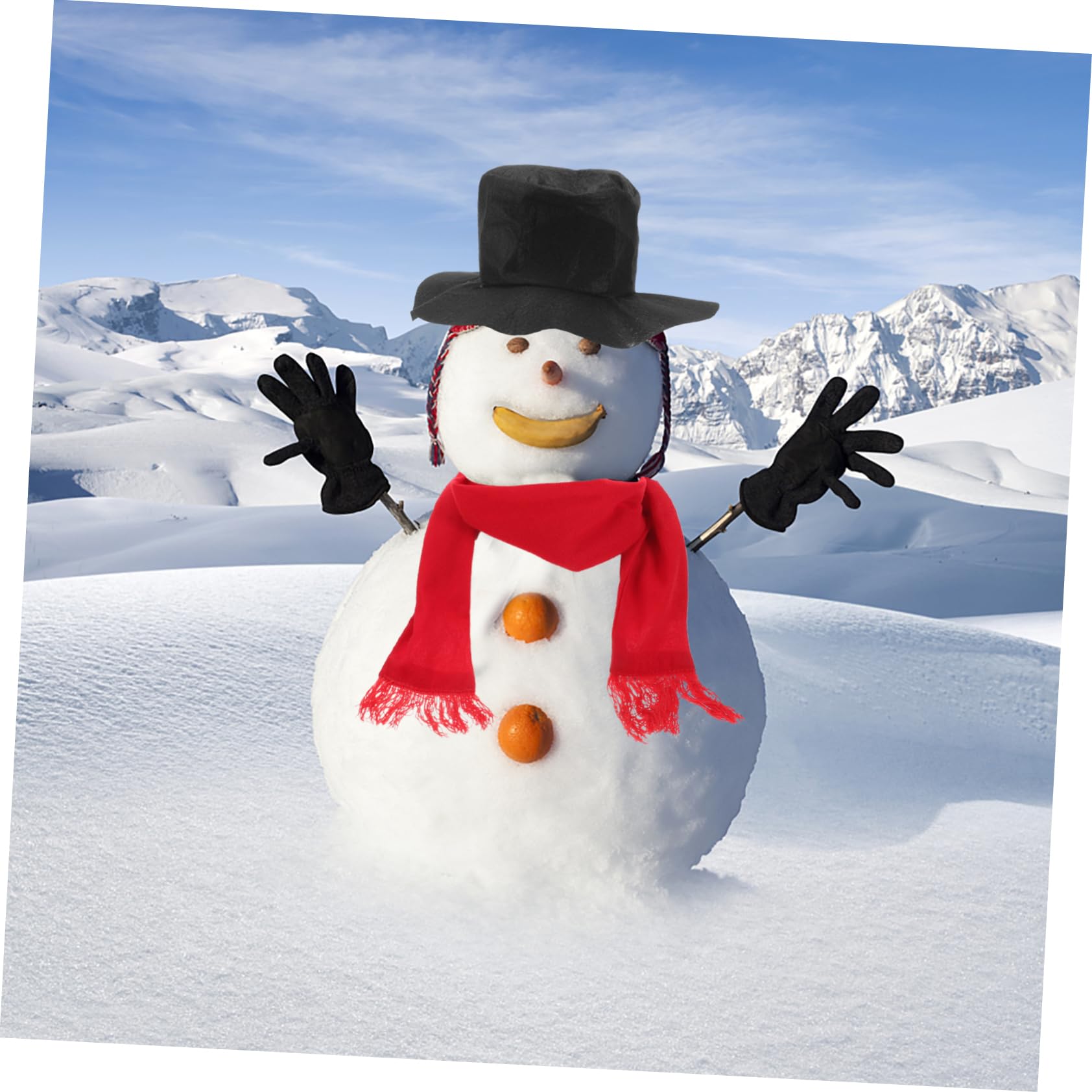Cabilock 5 Sets DIY Weihnachtsschneemann Weihnachtsdekor Schneemänner Weihnachten Schneemann DIY Bastelknöpfe Kit Schneemannkostüm Weihnachtsbaumschmuck Weihnachtsschneekugel Rentier
