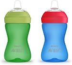 Philips Avent My Grippy Spout Cup, 10oz, 2pk, Pink/Purple, SCF801/22