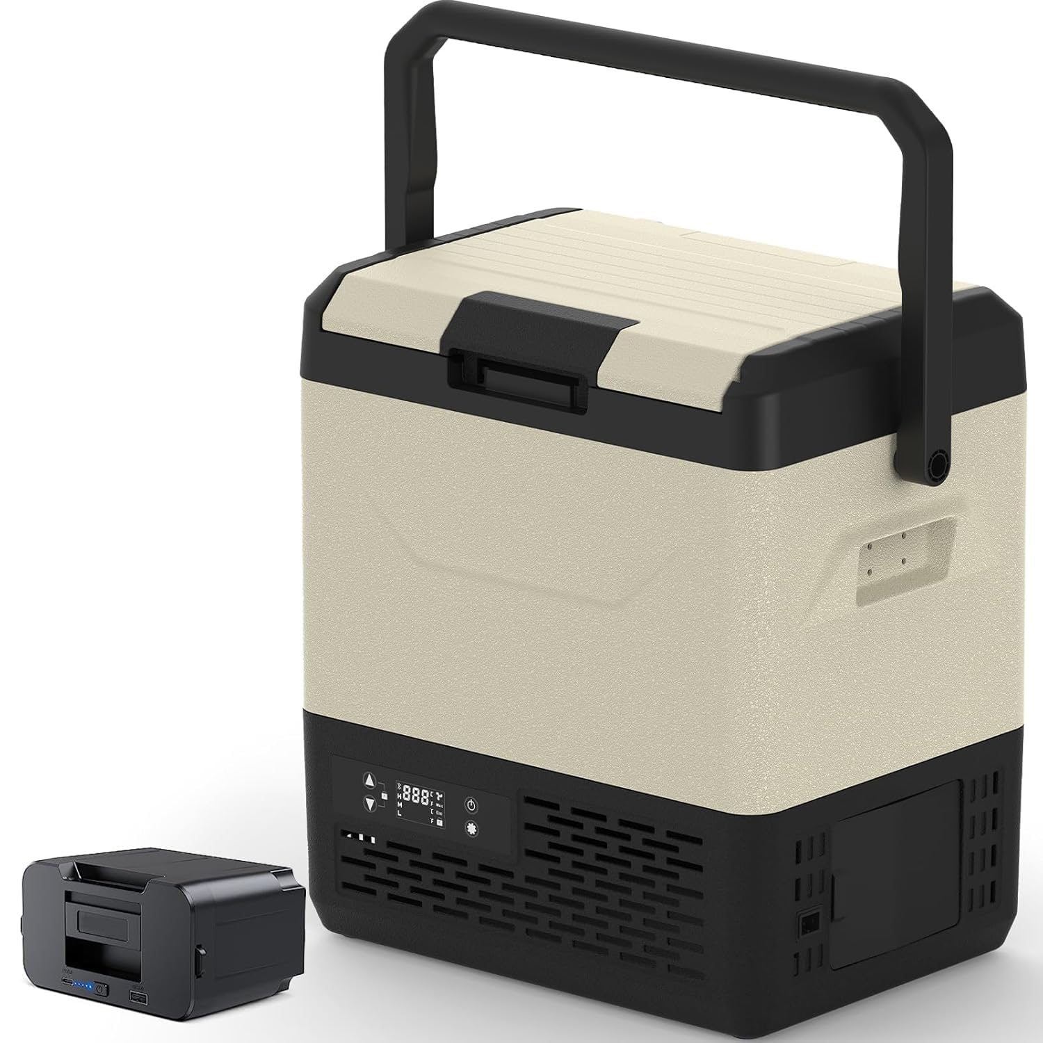 Amazon.co.jp: 車載冷蔵庫 バッテリー付き 15L ポータブル冷蔵 −20