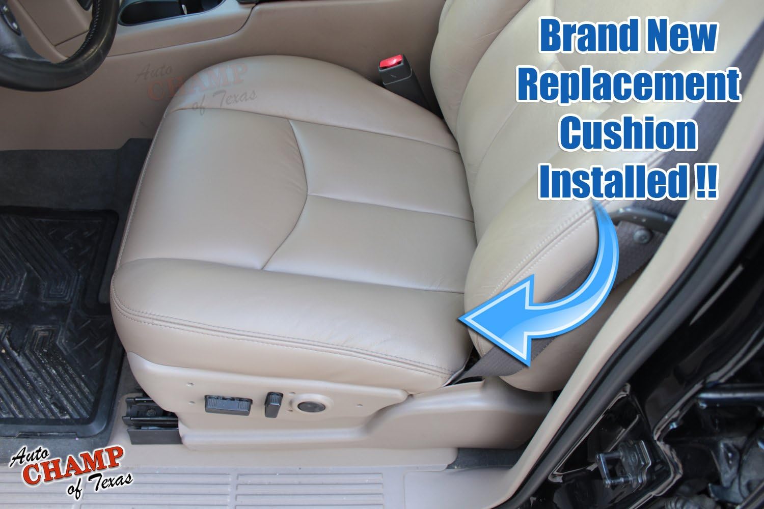 Compatible with 2003-2007 Chevy Silverado Series - Driver Side Bottom Seat Foam Cushion