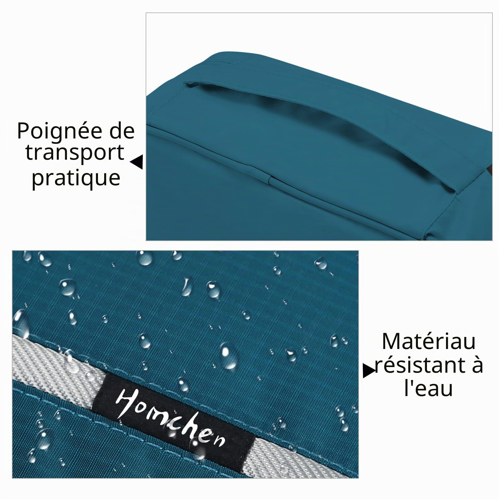 trousse de toilette à suspendre pour homme et femme, grande capacité, 4 compartiments, pliable et compact, vert émeraude, M