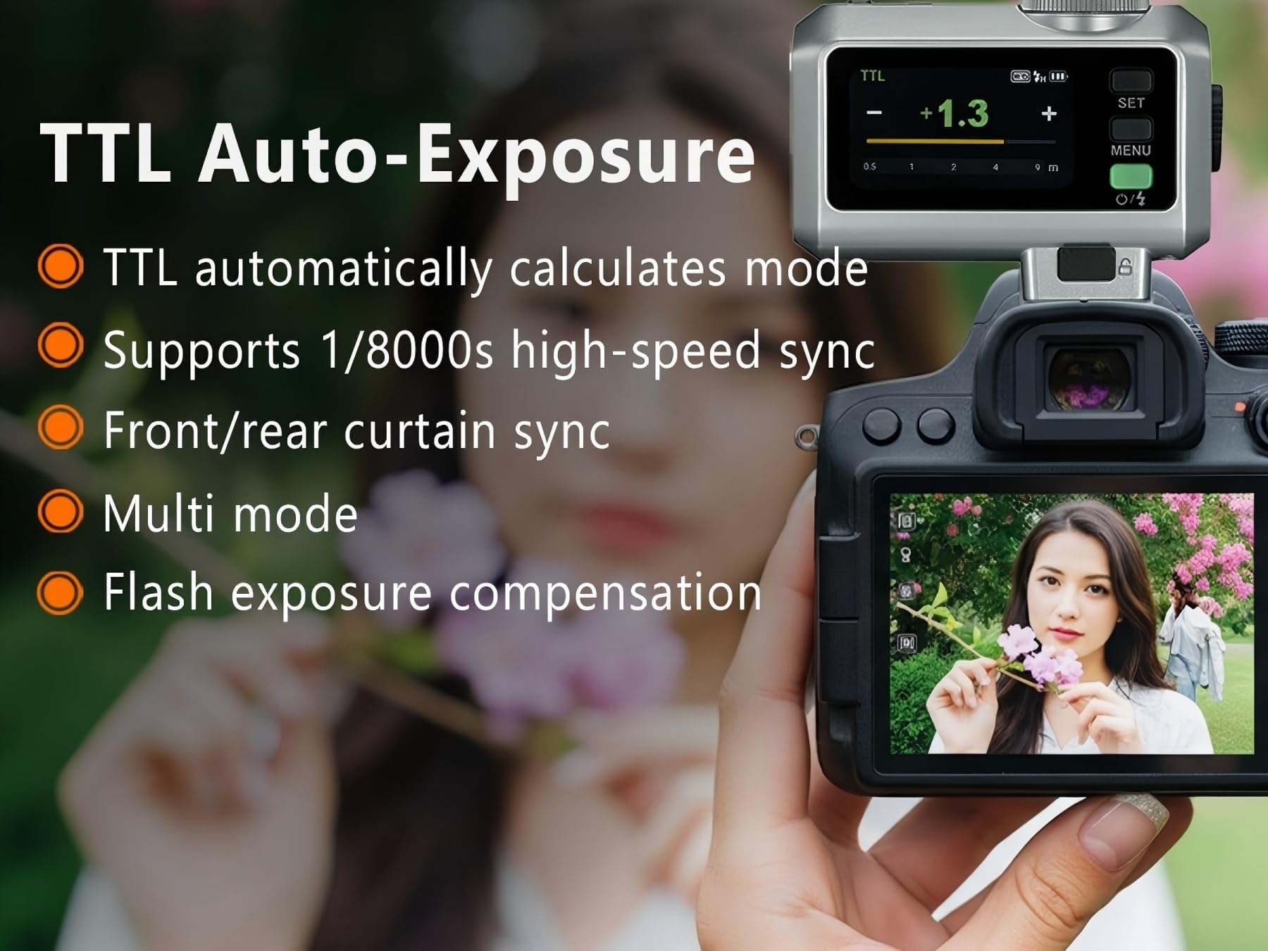 Godox IT30 Pro Flash Speedlite Per Canon Nikon Sony Fujifilm Olympus – LED Portatile
