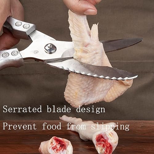 Miniatura 3 de STOGER Kitchen shears Metal Kitchen scissors for Fishing Chicken scissors bone cutting Tool with aluminum handle Kitchen scissors tijeras de cocina