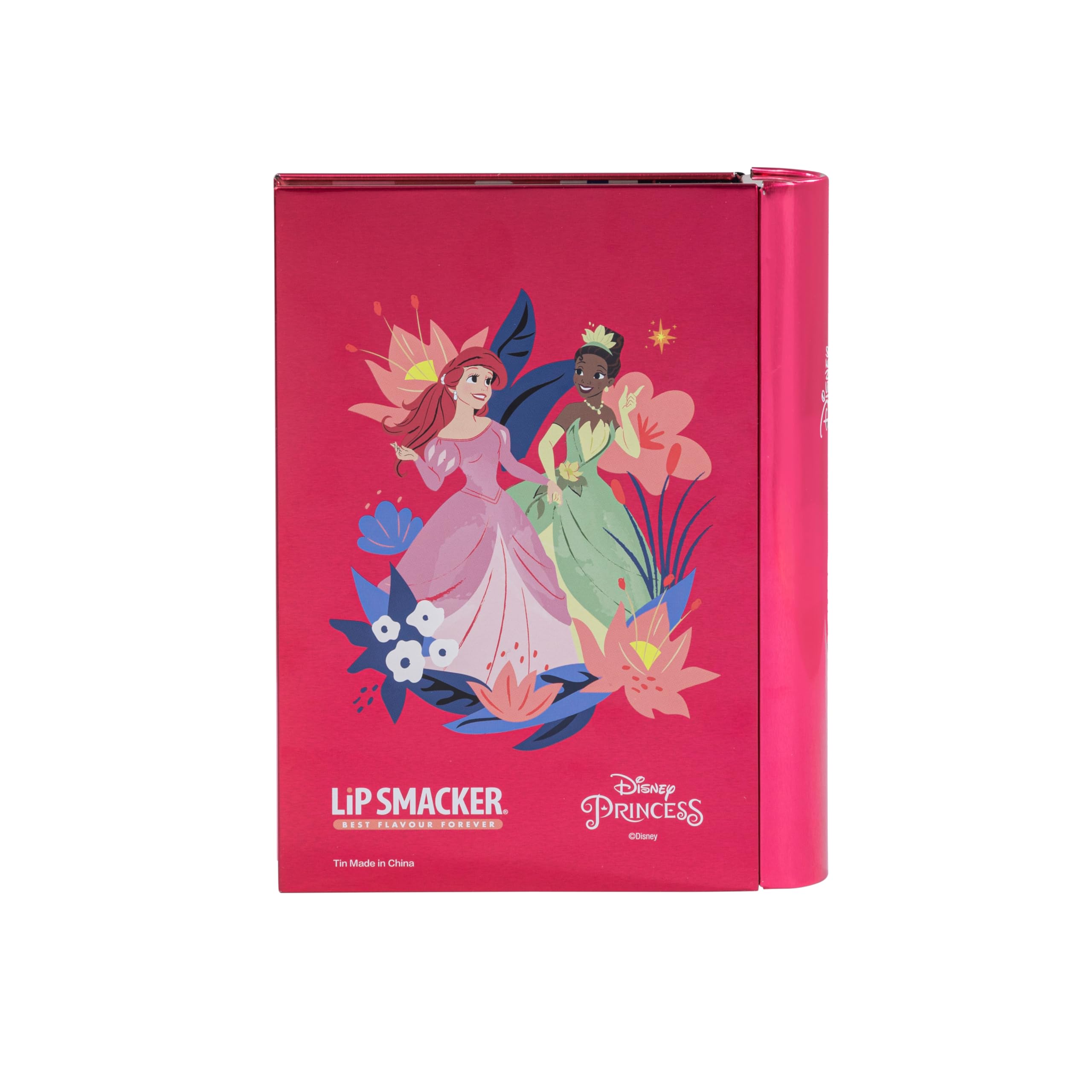 Lip Smacker Disney Beauty Book Tin, Zestaw do Makijażu dla Dziewczynki z Pomadkami, Błyszczykami, Lśniącymi Cieniami do Powiek i Lakierami do Paznokci, w Tym Akcesoria do Włosów i Makijażu