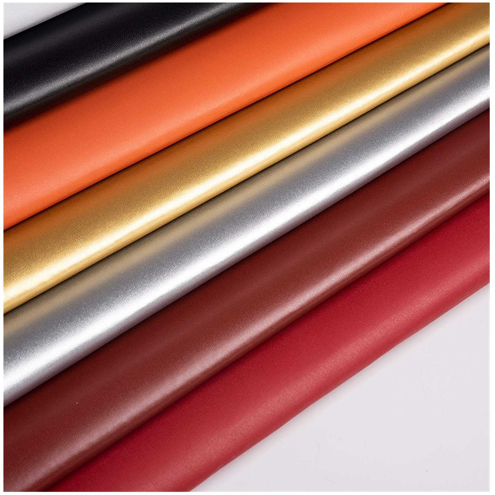 Leder Stoff Braun Kunstleder Kunstleder，1,2mm Dick Stoff Ledertuch Wasserdichtes Material Schneiderei Auto Polstersofa Autositzbezüge（138cm*100cm）(Size:3M)