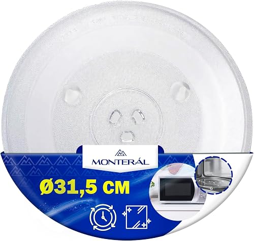 Plateau Micro Onde Universel Ø 31,5 cm avec 3 Fixations MONTERAL