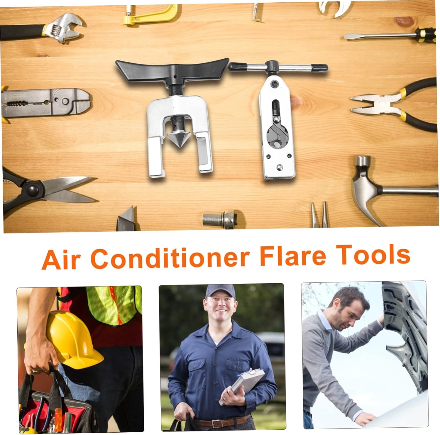 Air Conditioner Expander Tool Flaring Tool Set Car Refrigeration Equipment 5-16mm Tube Expander