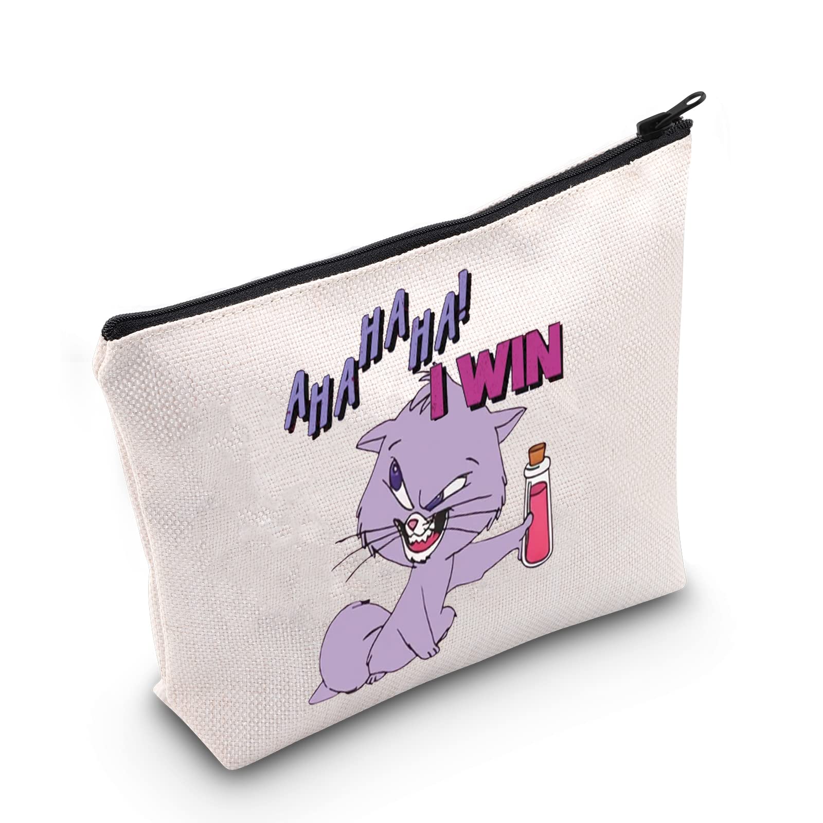 TSOTMO Emperors Movie Merchandise Gift Yzma Cat With Potion Cosmetic Bag For Movie Fans Llama Poison Bag Villain Poison Gift, I WIN, Cosmetic Bag