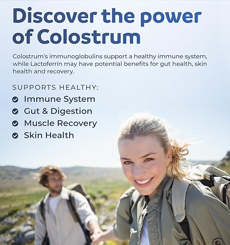 Miniatura 2 de Calostro bovino para mujer  Suplemento de calostro con 1,000 mg por porción e inmunoglobulinas IgG 30% del primer ordeño  Procesado a bajo calor