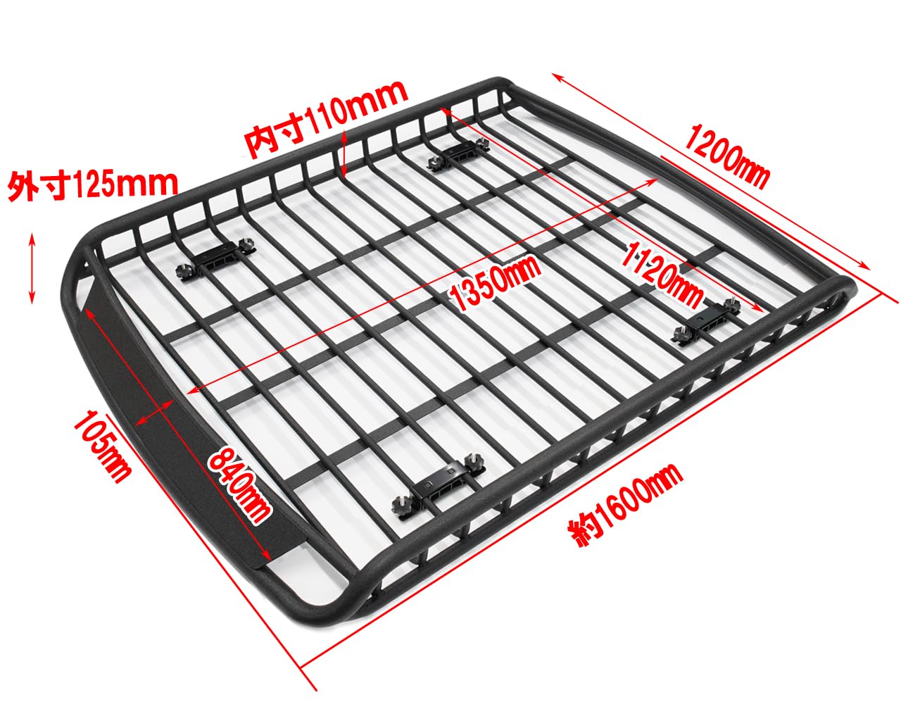 Amazon.co.jp: ツールズアイランド(Toolsisland) ルーフラック アルミ