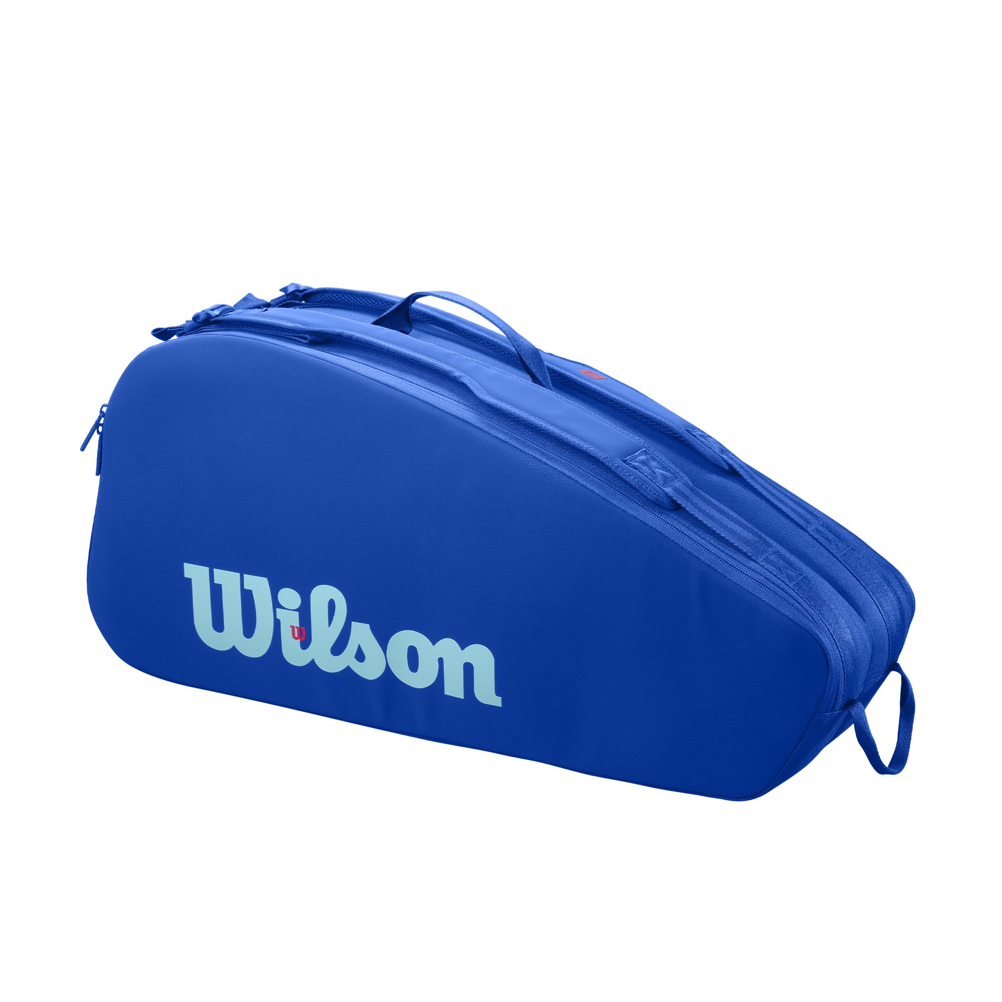 Wilson Ultra V5 Tour 6 Pack, Prêt à l'Emploi, Design Élégant, Rangement Facile, Transport Confortable, Détails Haut de Gamme