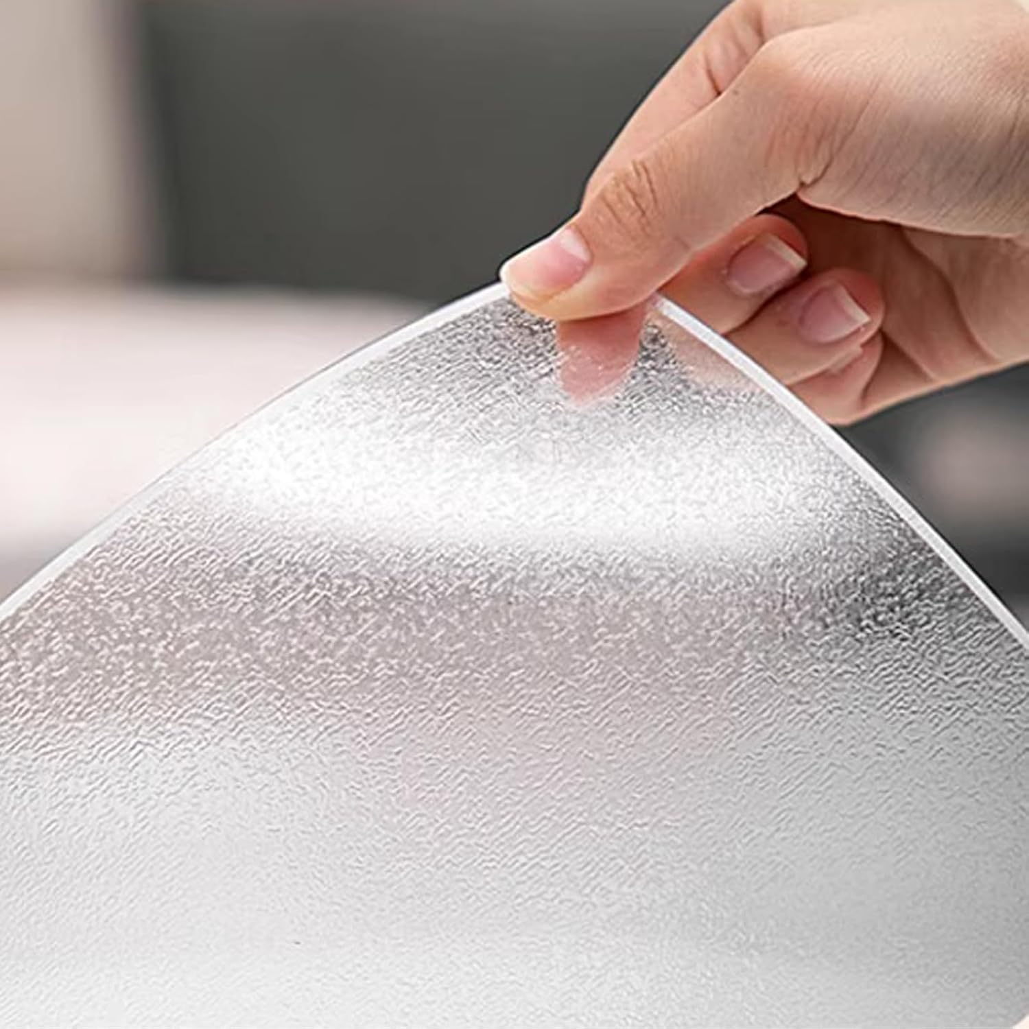 Sous-main transparent en PVC de 2 mm pour tables en verre et salle à manger, meubles, plans de travail et toutes les surfaces, grande taille 140 x 360 cm, solution de couverture