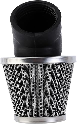 Miniatura 6 de Limpiador de filtro de 1.654 in y 1.65 pulgadas en ángulo de 45 grados, compatible con motocicletas de 125 cc-150 cc, 200 cc, 250 cc, ATV, scooter,