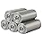 5 Rolls Small Trash Bags - 200 Counts Durable 4 Gallon Small Garbage Bags for home office kitchen Bathroom Bedroom Trash Can linersSilver