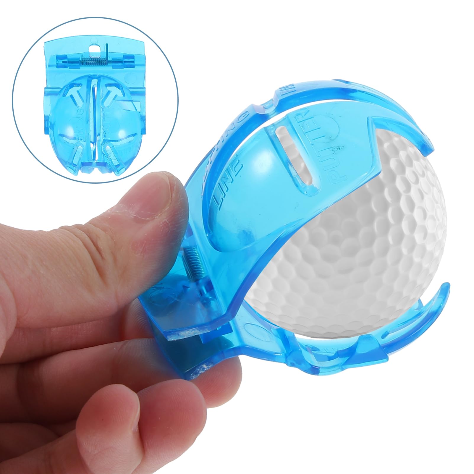 BESTonZON Strumenti per Allineamento Palline Golf Marcatore e Clip per Golf per Precisione e Adatto Tipi