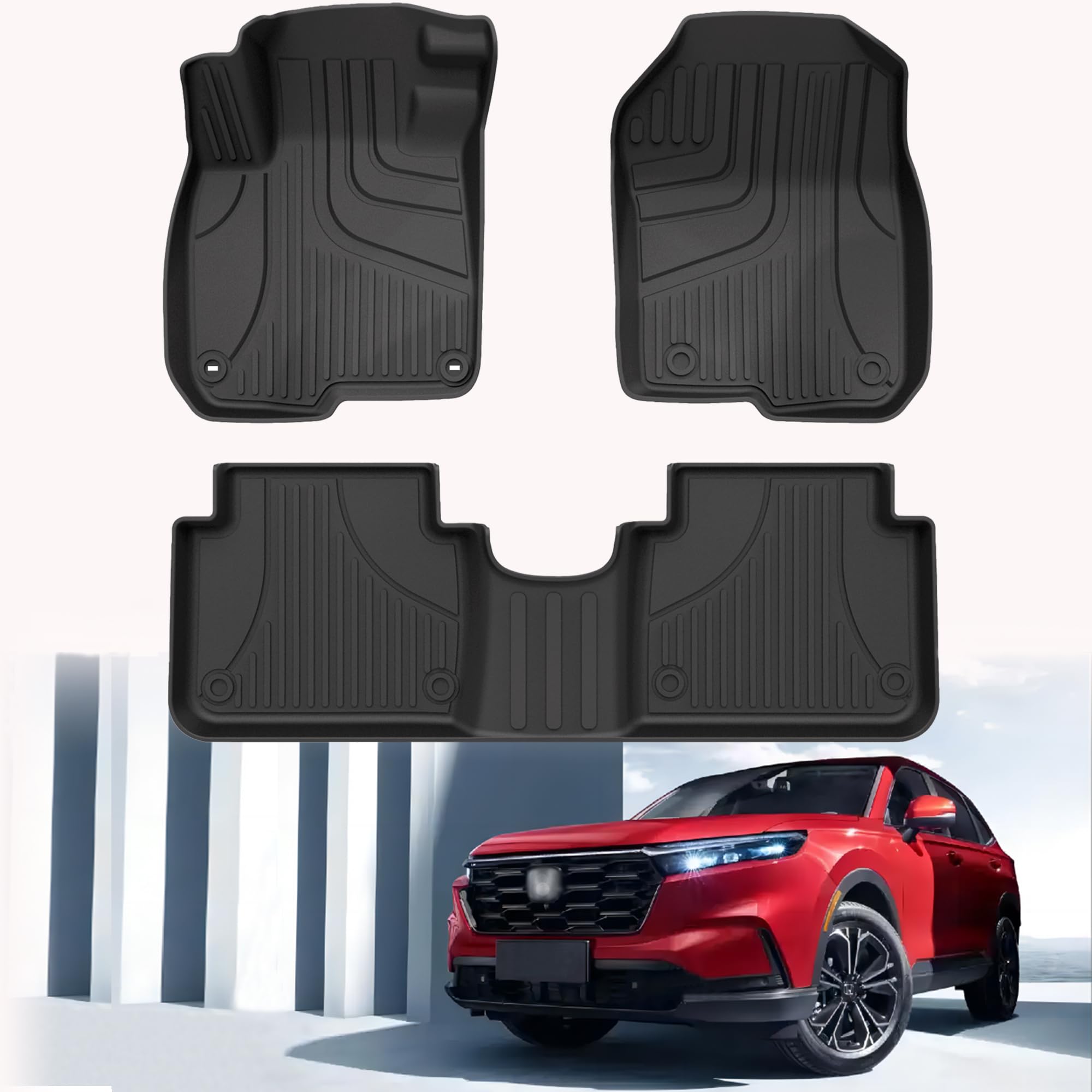 Photo 1 of AOMSAZTO Floor Mats Fit for 2023 2024 Honda CRV(Include Hybrid),Heavy-Duty