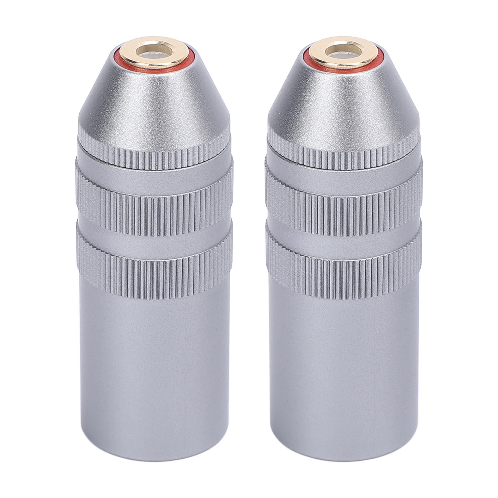 ASHATA Adattatore Ad Alta fedeltà XLR Maschio a 4,4 Mm da Pin per Microfoni Mixer Altoparlanti Attivi, Robusta Struttura in Metallo, 2 Pezzi per Sessioni in Studio