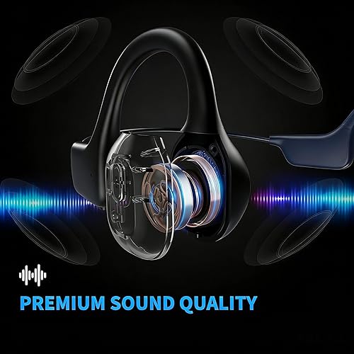 Miniatura 7 de IP68 - Auriculares de natación de conducción ósea impermeables, diseño de oreja abierta, reproductor MP3 de 32 GB integrado para natación,