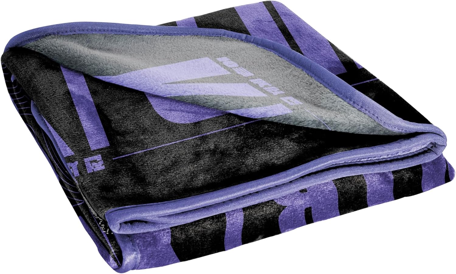 Jay Franco Kids Plush Throw Blanket – Ultra Soft Cozy Plush Fleece for Bed, Couch, Sofa, Home Décor, Official Licensed Kpop Demon Hunters, Black - Huntrix, 46x60 - Throw Blanket