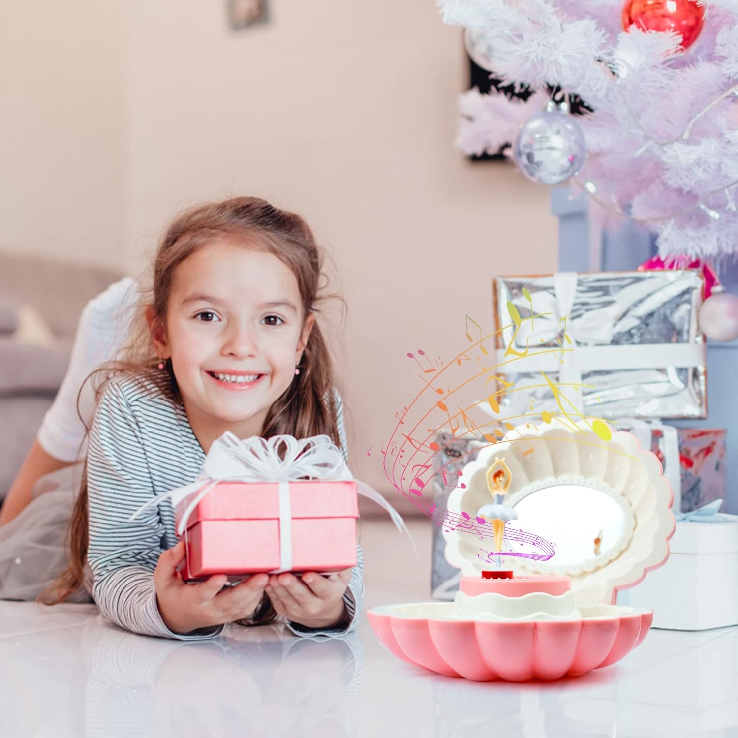 Muzikaal sieradendoosje voor meisjes, sieradendoos voor kinderen