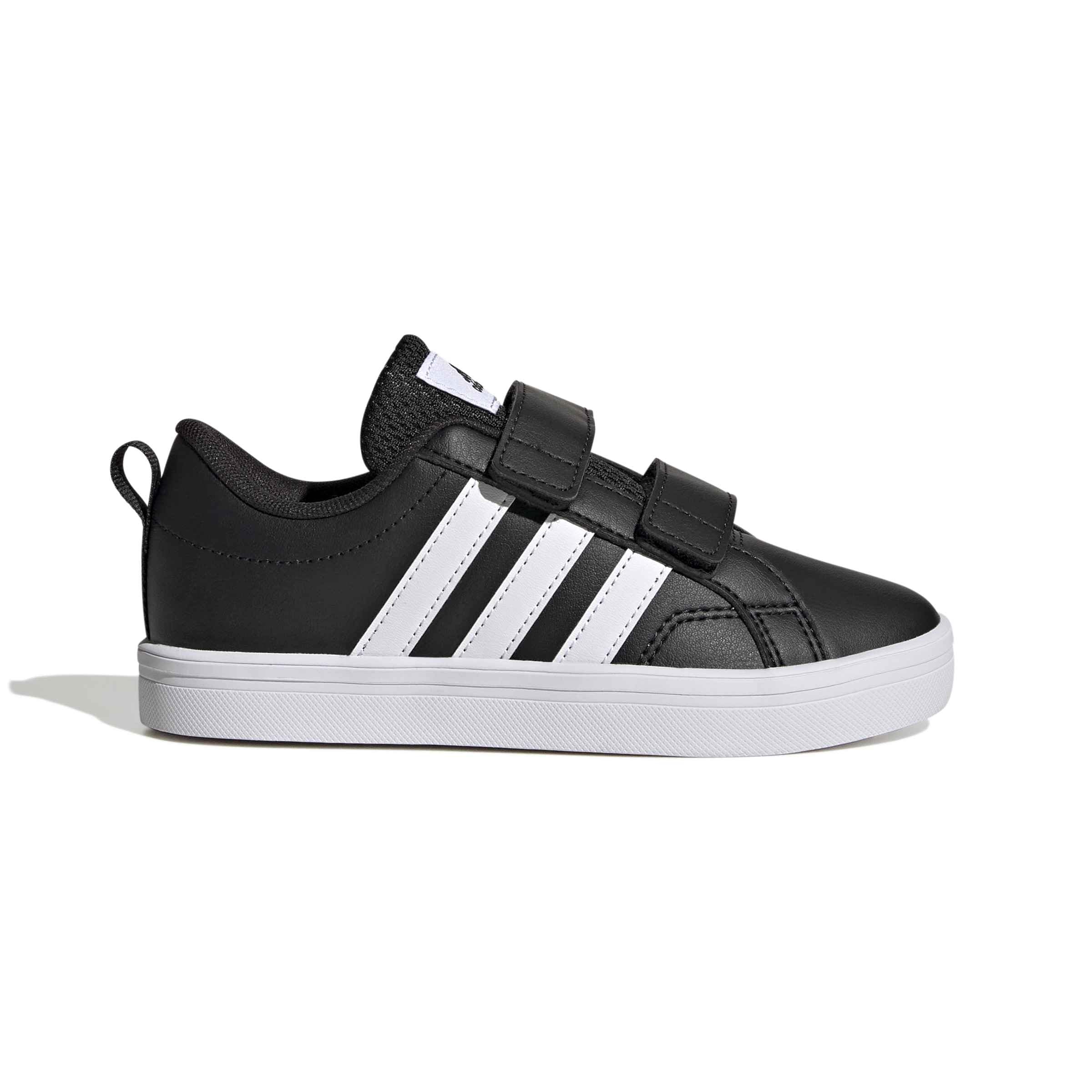 adidas Mixte Enfant Vs Pace 2.0 Kids Hook and Loop Shoes, Core Black/FTWR White/Core Black, 28 EU