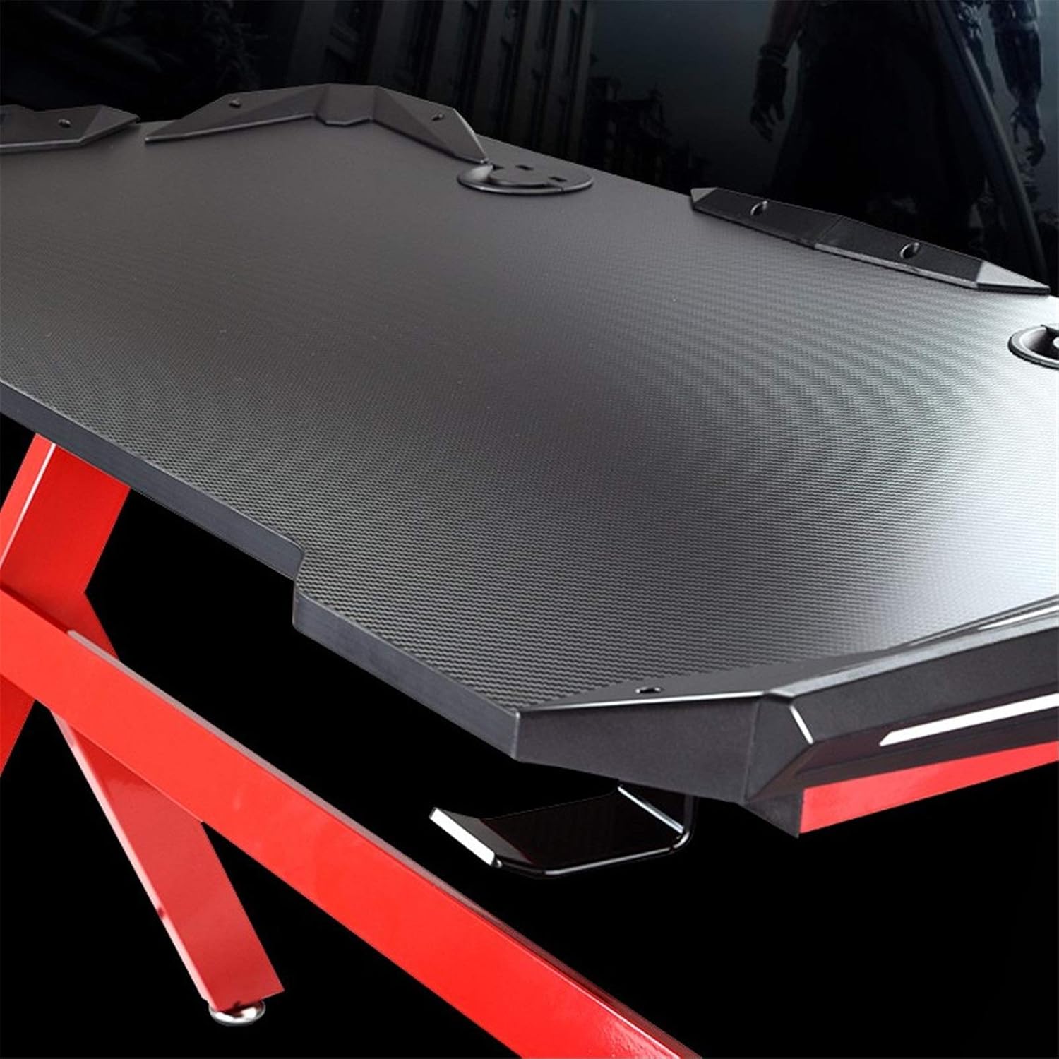 ゲーミングデスク シングルデスクトップコンピュータゲームテーブル