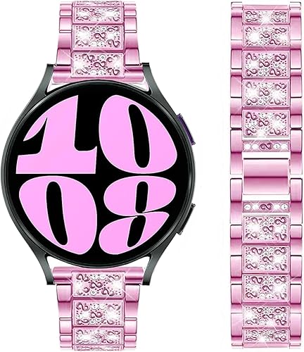 Miniatura 1 de Correas compatibles con Samsung Galaxy Watch 66 Classic  55 ProGalaxy Watch 44 Classic  3 1.614 in  Active 2, correa de repuesto de acero metálico