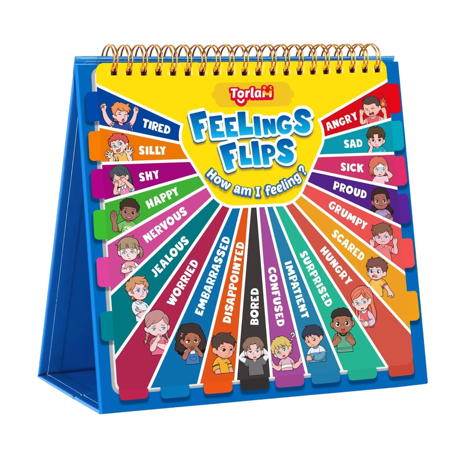 20 Different Emotions Social Emotions Book Feelings and Emotions Book Emotion Flipbook for Kids - Image 5