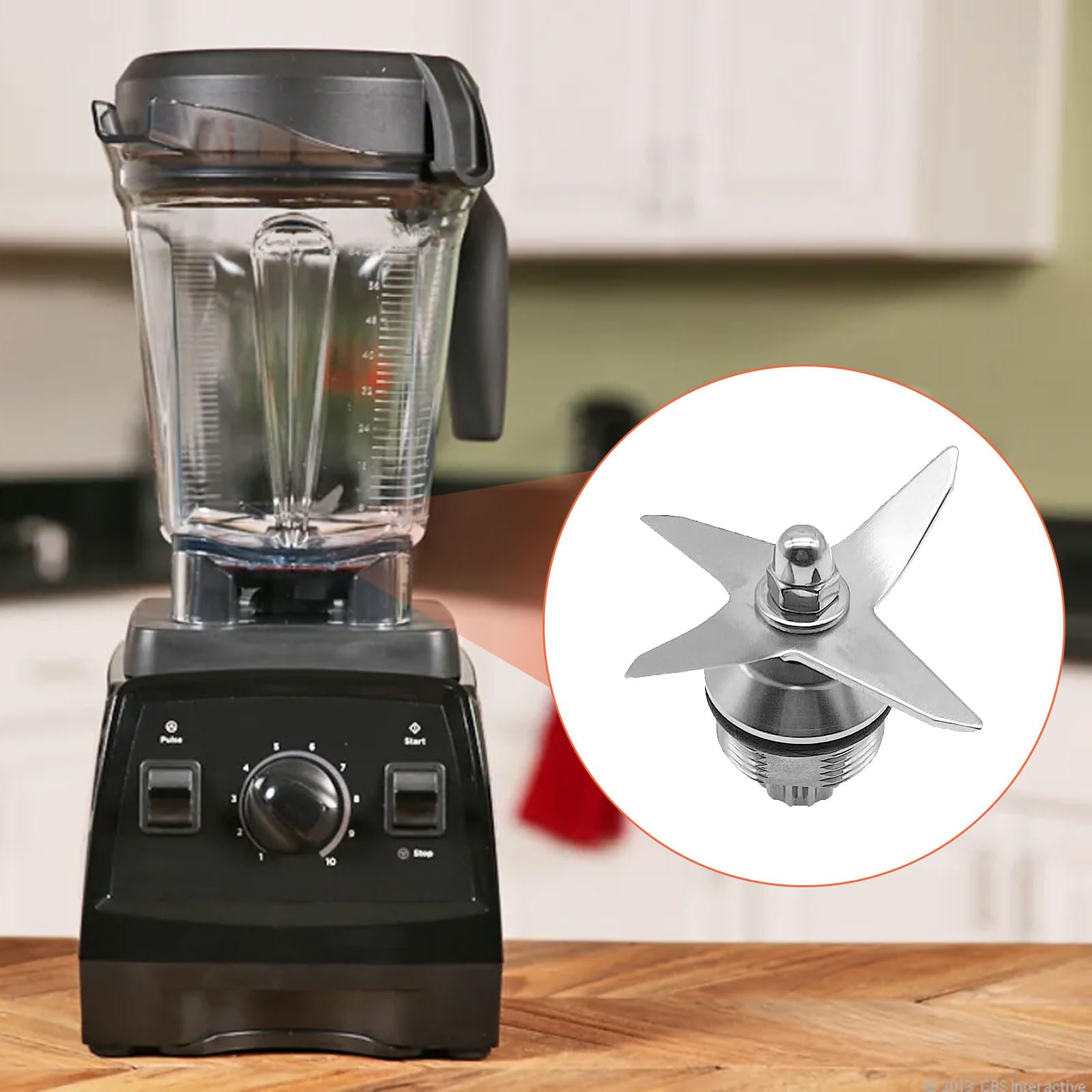 JOJOCY Ersatz-Set für Vitamix Blender 5200, 1,8 l, 907 ml, Standard-Behälter, Mixer, Behälter, Reparatur, Nassmesser, Montage mit Schraubenschlüssel
