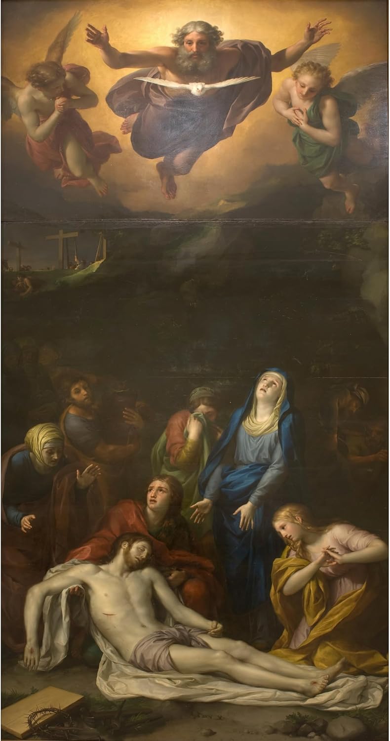 ArtDirect Descent (between circa 1761 and circa 1769) Unframed Art Print Giclee Poster by Anton Raphael Mengs - Ready for Framing with Customization Sizes 5x10, 7x14, 10x20, 19x36, 25x48 and 31x60 inches