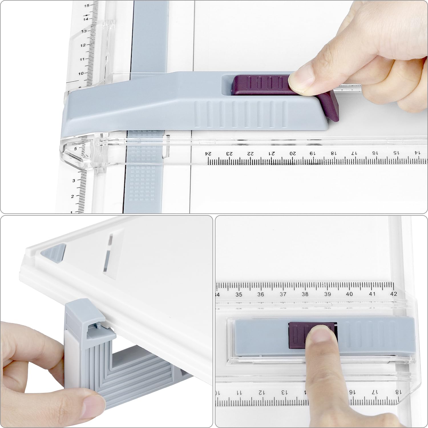 QWORK® Planche à Dessin DIN A3, Planches a Dessin Multifonctions avec Outils de Mesure et Précision Réglables