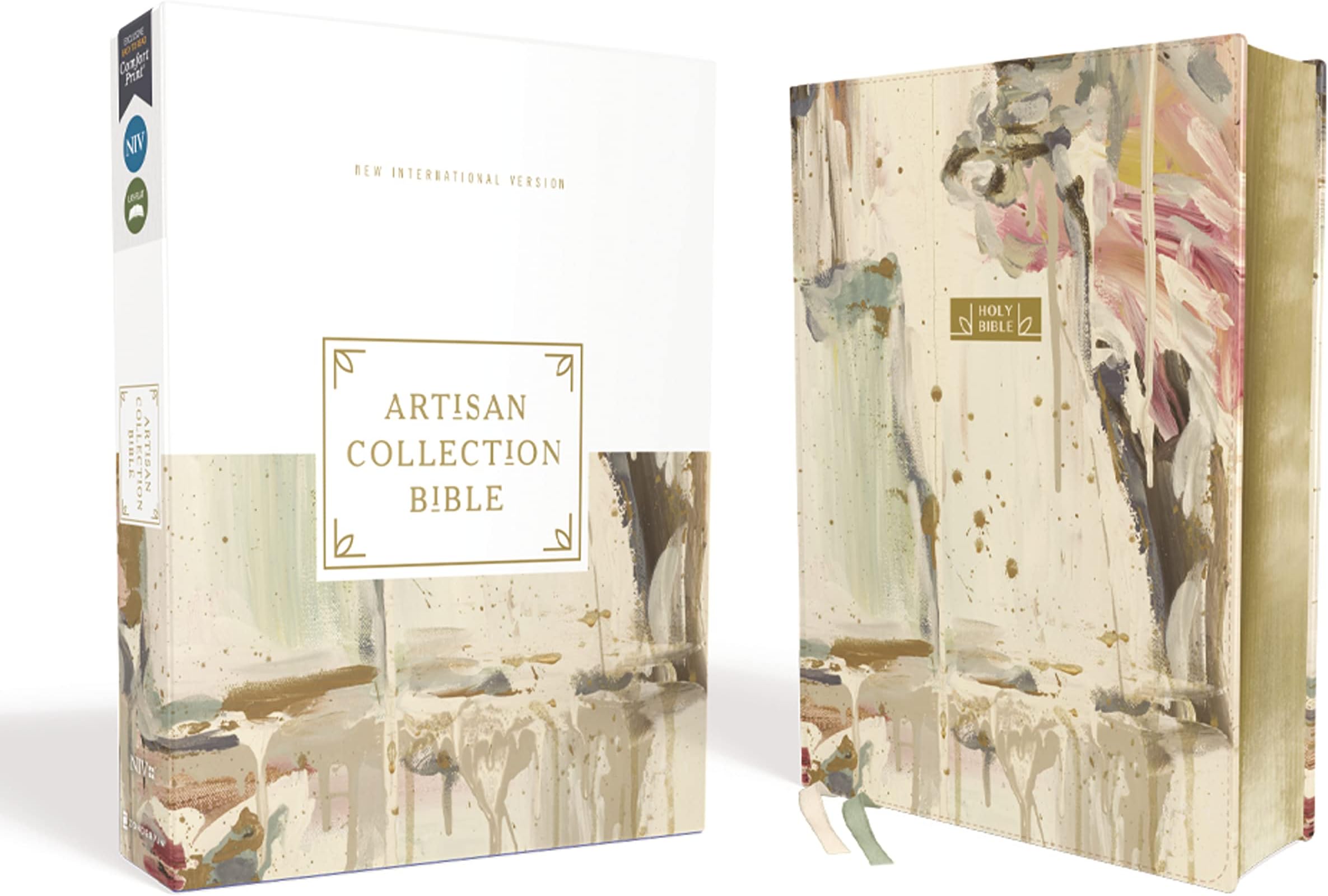 Niv, Artisan Collection Bible, Leathersoft, Multi-Color/Cream, Red Letter, Comfort Print: New International Version, Multi-Color/Cream, Leathersoft, Comfort Print