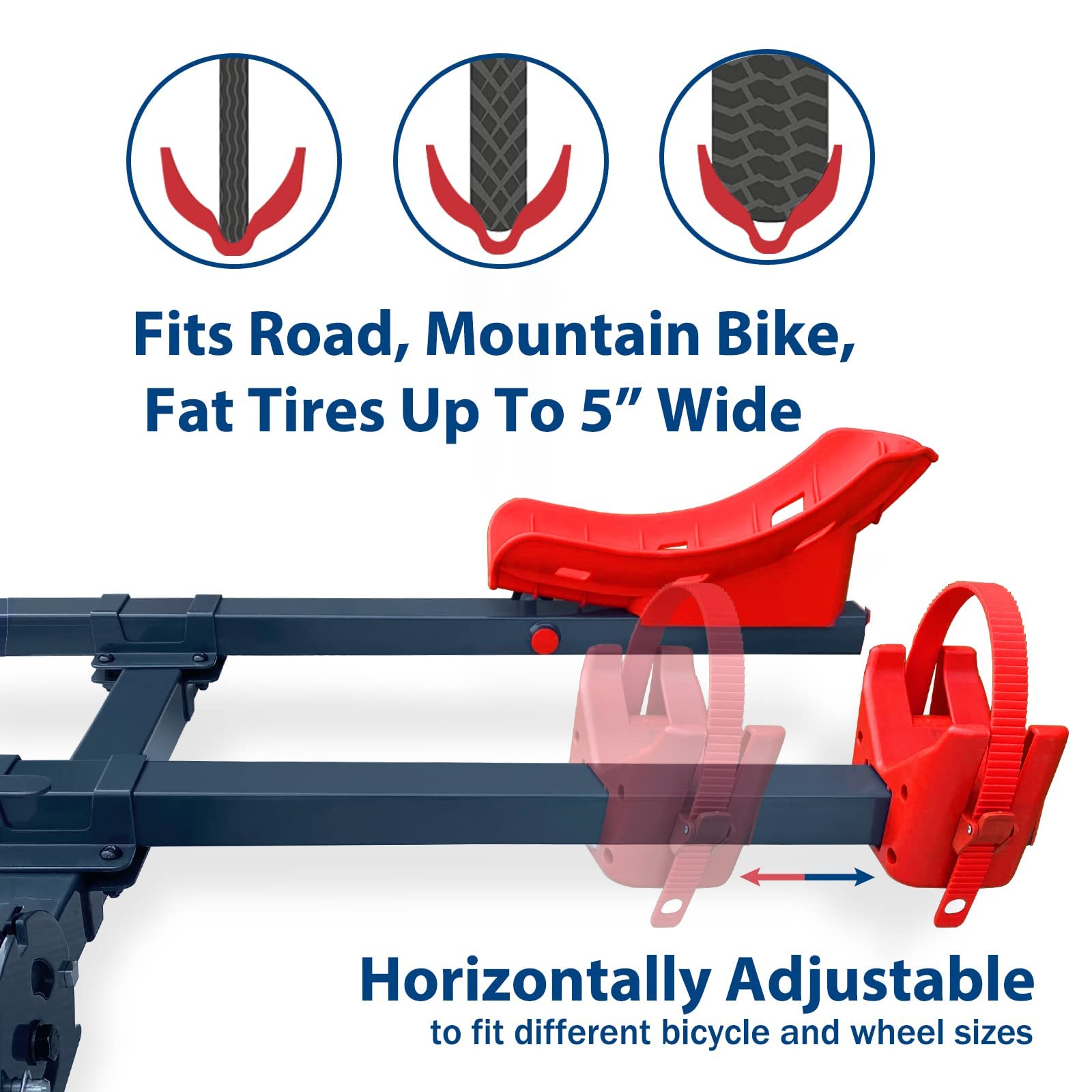 MARVOWARE 2‘’ Hitch Bike Rack for Cars, 2Bike Electric Bike eBike