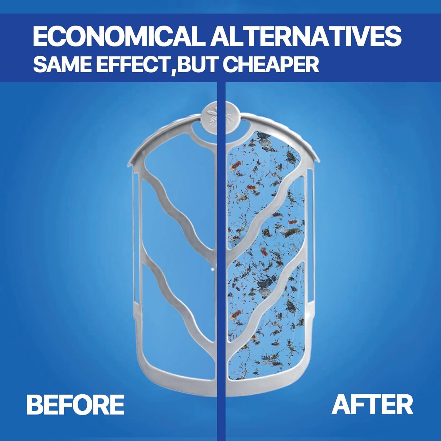 33-Pack Flying Insect Trap Refill Cartridges for M364, M364A & Max Series Indoor Traps, Long-Lasting Attractant Replacement