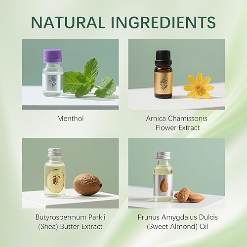 Miniatura 5 de CHILLFLEX - Crema calmante de mentol, paquete de 2 unidades, 3.5 onzas, actividades articulares en todo el cuerpo, ungüento calmante refrescante