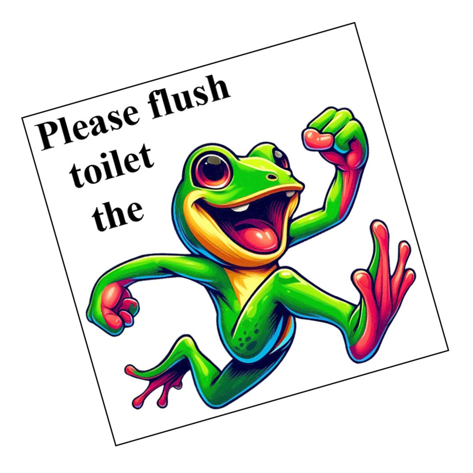Jazuaiao Toilet Stickers for Washroom Bathroom Decoration Waterproof Wall Decals Diys Removable Seat Quote Murals Seat Quote Murals