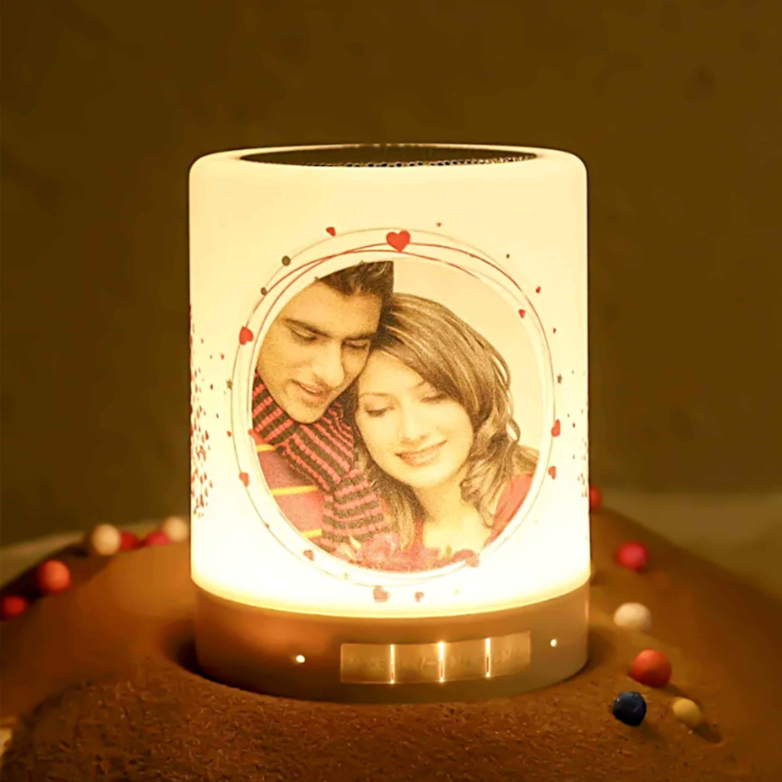 Customized/Personalized Bluetooth Speaker with Photo, Anniversary Gift,LED Photo Lamp,Wedding Gift for Couple,Gift for Husband Wife,Birthday Gifts for Brother Sister,LED Touch Bedside Lamp-picture-32