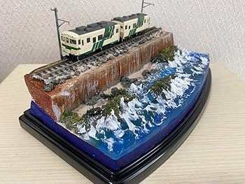 ジオラマ　田舎の祭り　電車付き ジオラマ 田舎の祭り 電車付き Amazon | さんけい なつかしの