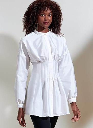 Miniatura 4 de Vogue Misses' - Kit de patrón de costura para tops acampanados, código V1874, tallas 16-18-20-22-24, multicolor