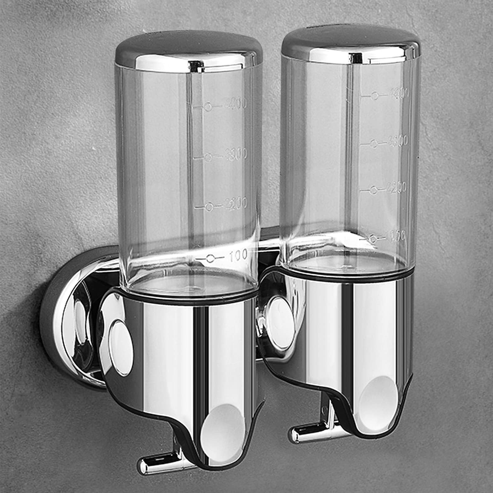 Amazon.com: prosfalt 2 Chamber Wall Mounted Manual Soap Dispenser for ...