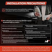 Vista 3 de A-Premium Bomba de dirección asistida, con polea, compatible con Chevrolet Aveo 2008-2017, Aveo5 2007-2008 y Pontiac G3 2007-2008, Wave 2008, Wave5