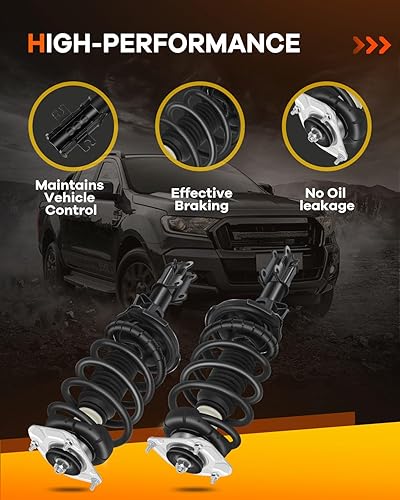 Miniatura 4 de Conjunto de puntales de resorte, amortiguadores completos OCPTY para 2003 2004 2005 2006 2007 2008 2009 2010 2011 2012 2013 2014 para Volvo XC90