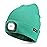 TAGVO Unisex Beanie with The Light, USB Rechargeable LED Headlamp Cap, Hands Free Headlamp Flashlight Hat, Winter Warm Knitted Night Lighted Hat, Men Women Gifts for Dad Father Husband