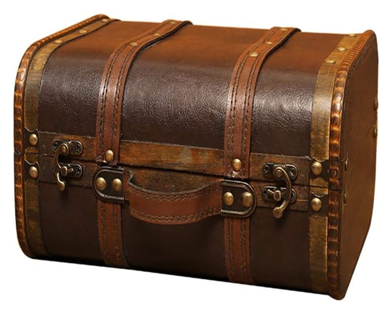 Valise vintage et coffre au trésor pour décors de fête et studio photo