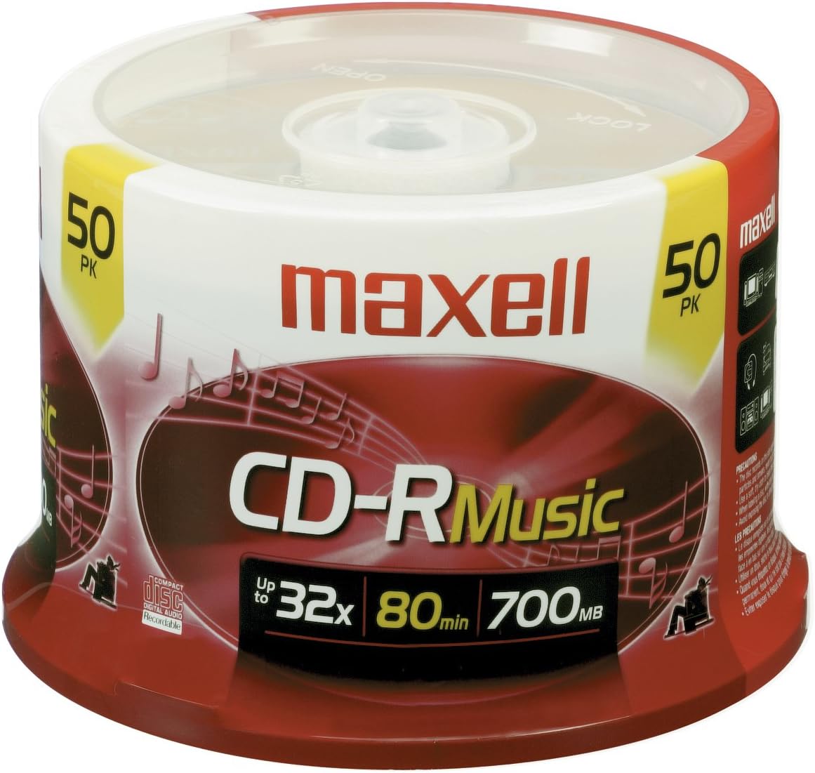 100 SONY CDR Music Disc, Digital Audio Recordable For CD