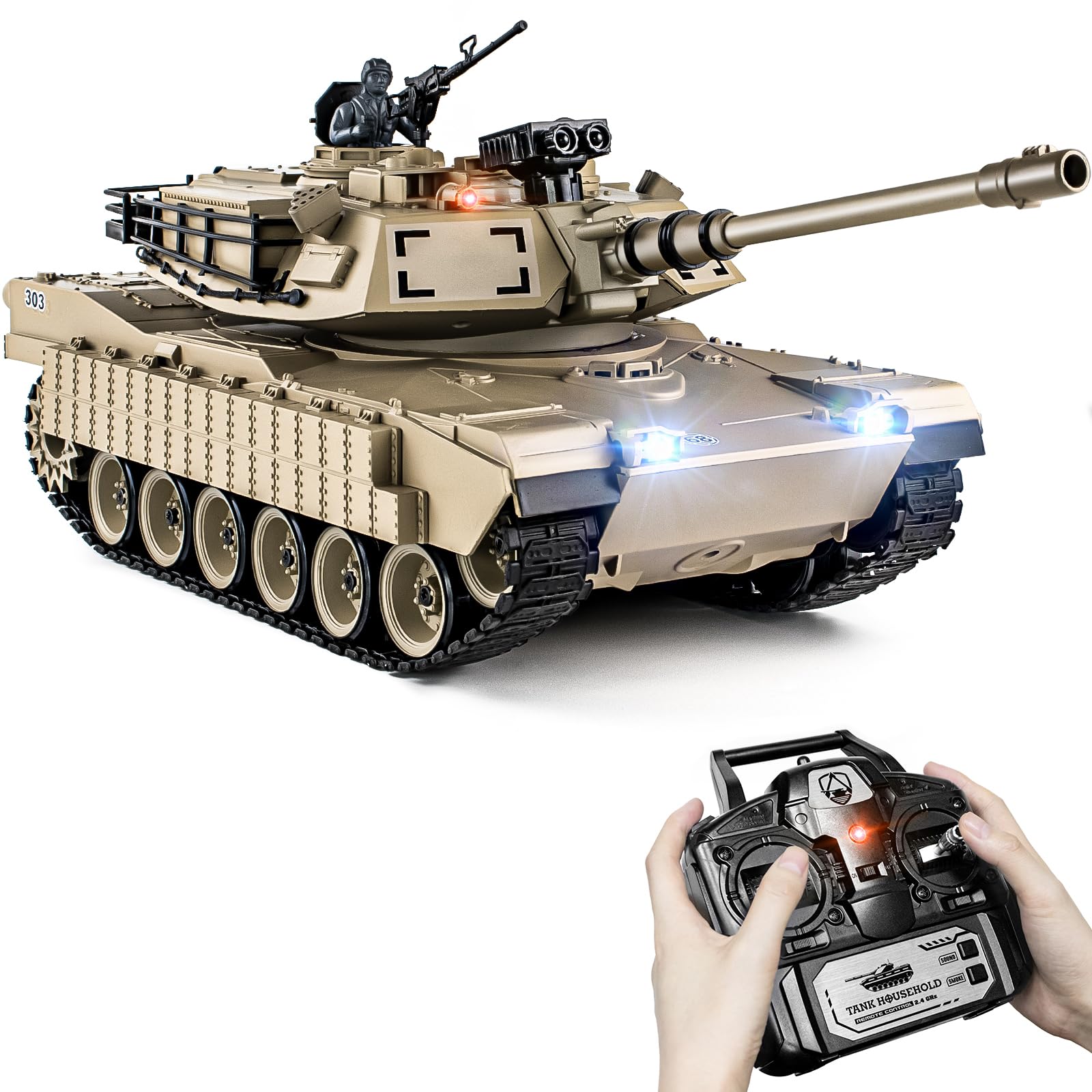 1/24 RC BATTLE TANK M1A2 エイブラムス Heng Long 1/24 M1M2 Abrams